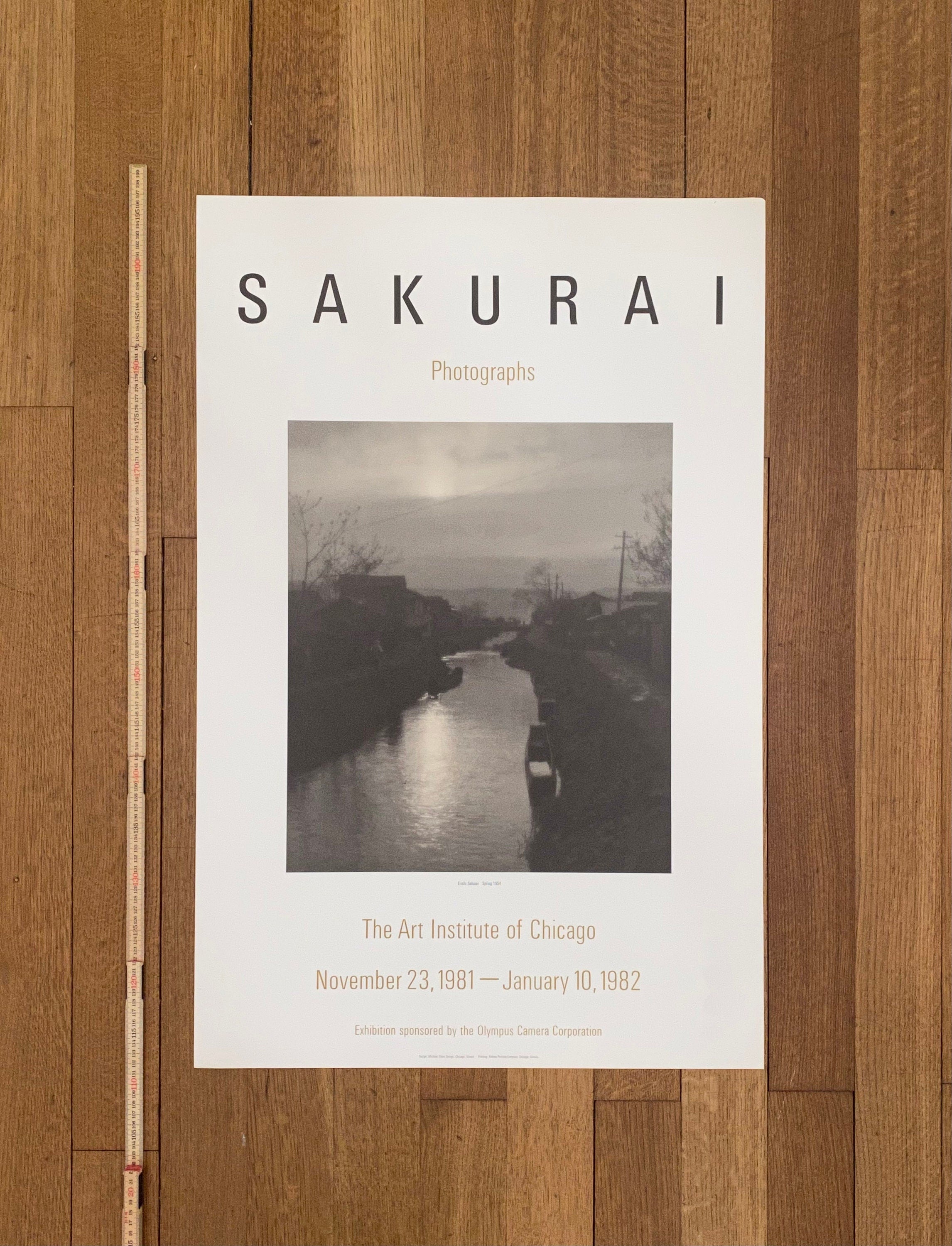 Eiichi Sakurai photo poster used - 22.0"×33.7" (56×85.5cm)