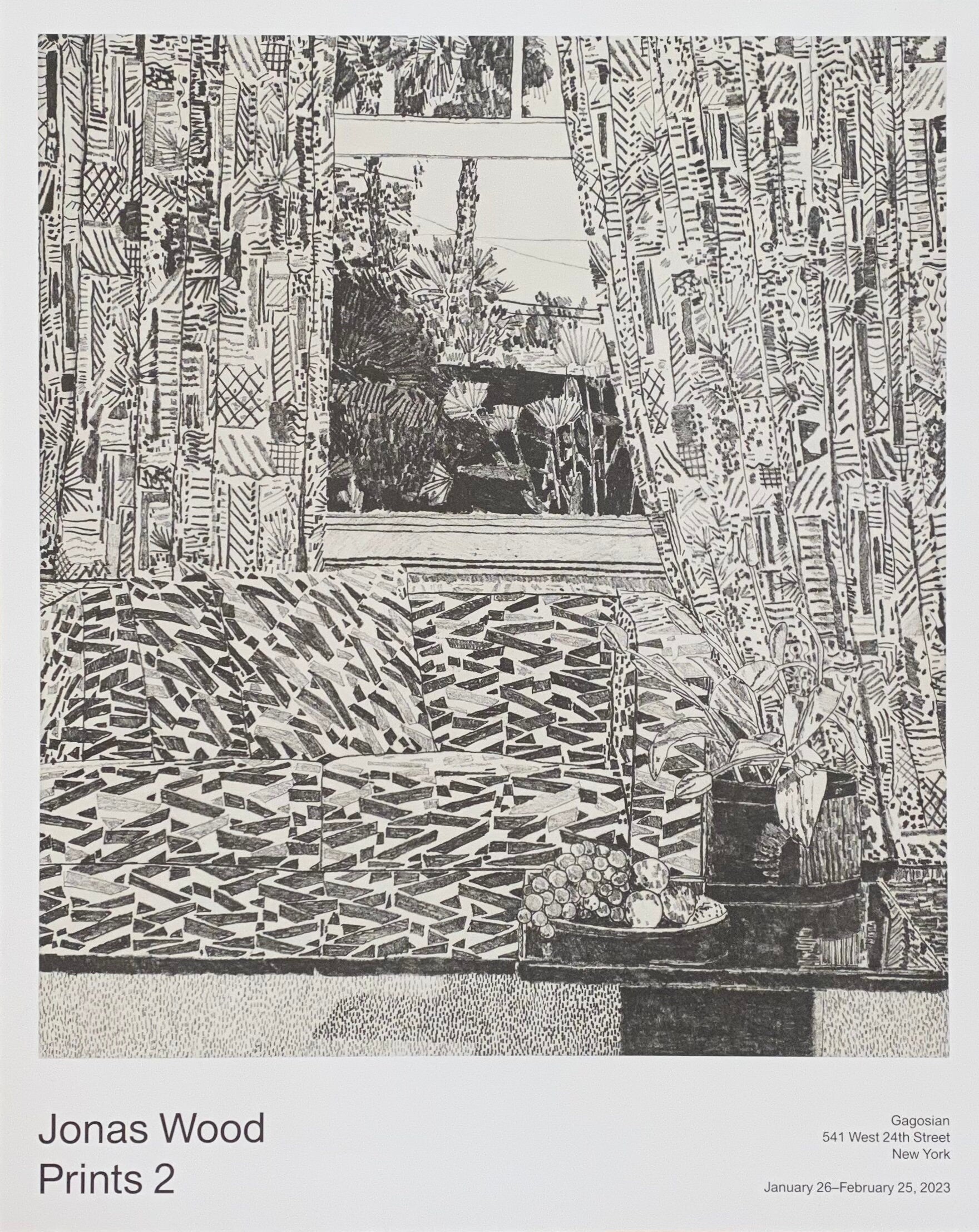 Jonas Wood Original-Kunstposter – 24.0"×29.9" (61×76cm)