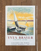 Yves Brayer original art poster used - 20.3"×27.2" (51.5×69cm)