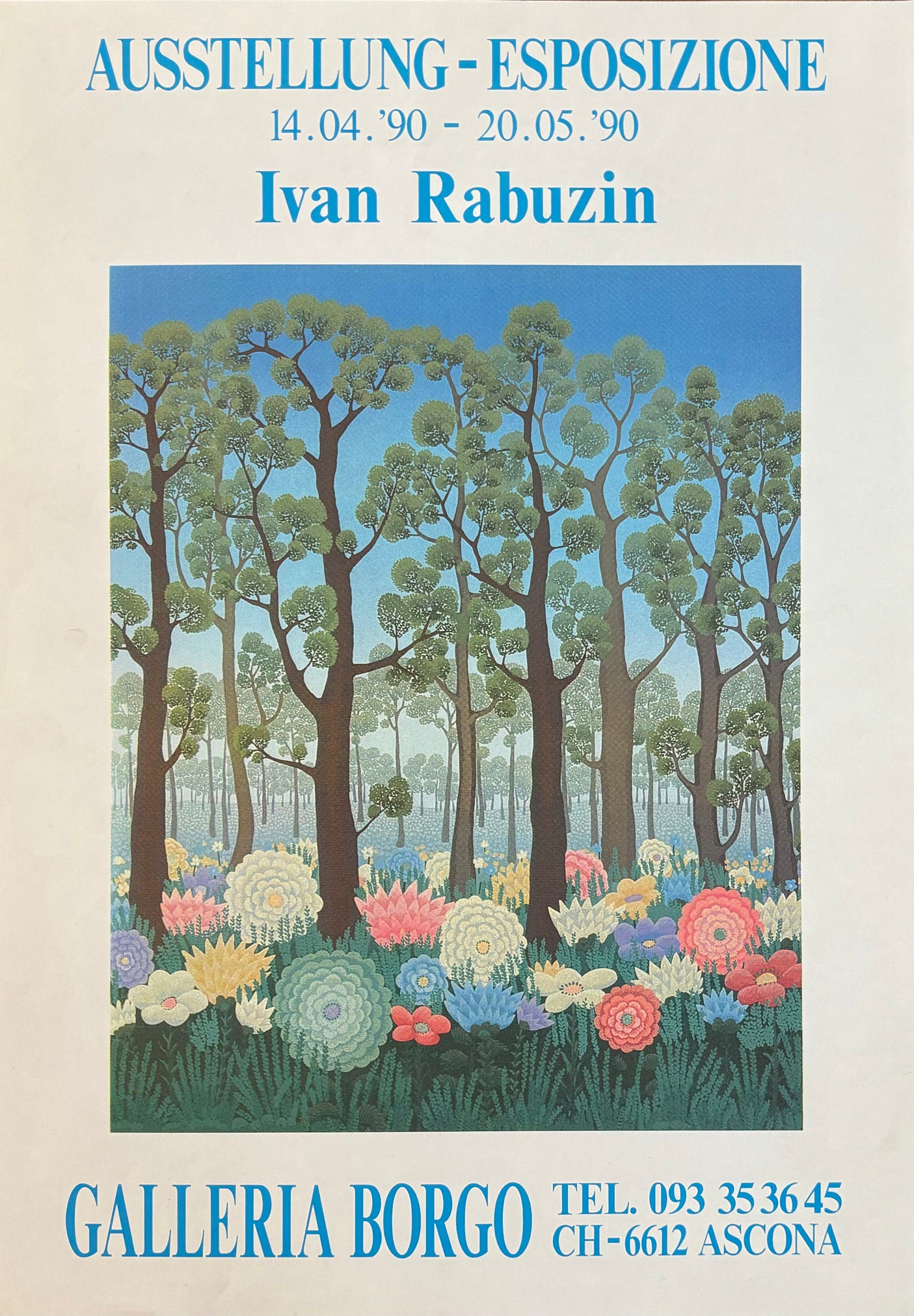 Ivan Rabuzin Original-Kunstposter – 45 × 64 cm