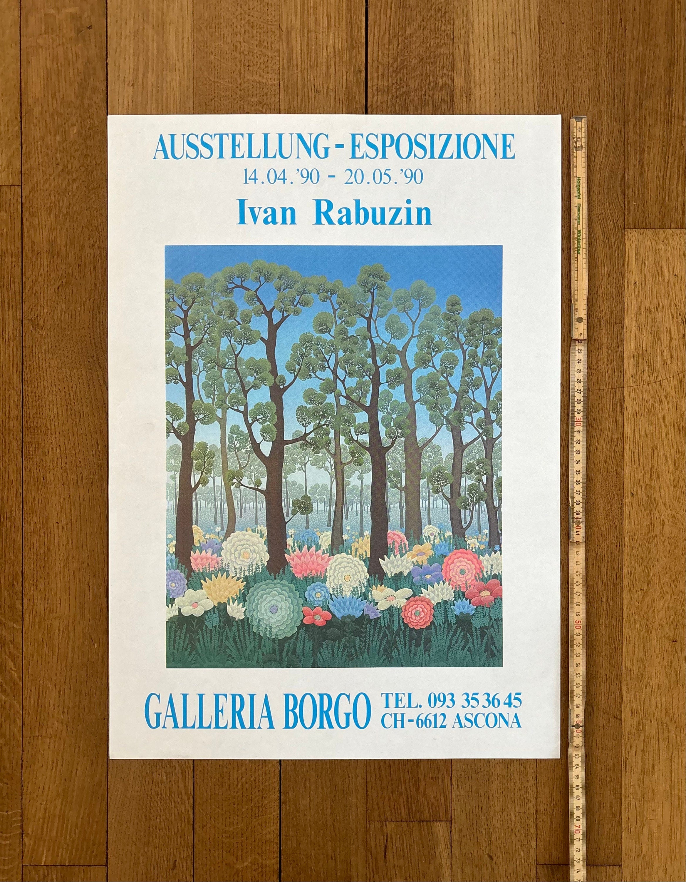 Ivan Rabuzin Original-Kunstposter – 45 × 64 cm
