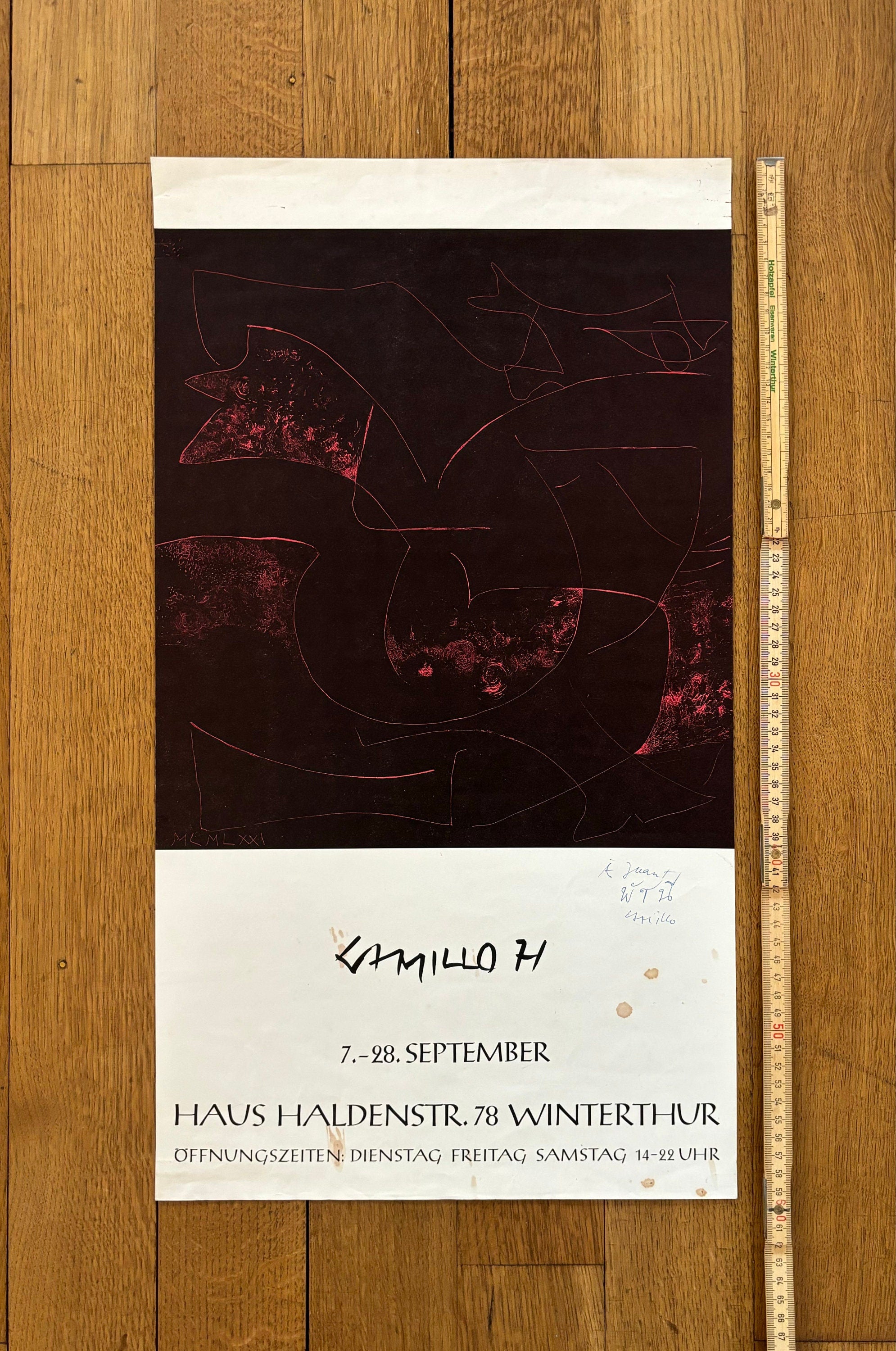 Camillo H original art poster - 13.2"×23.6" (33.5×60cm)