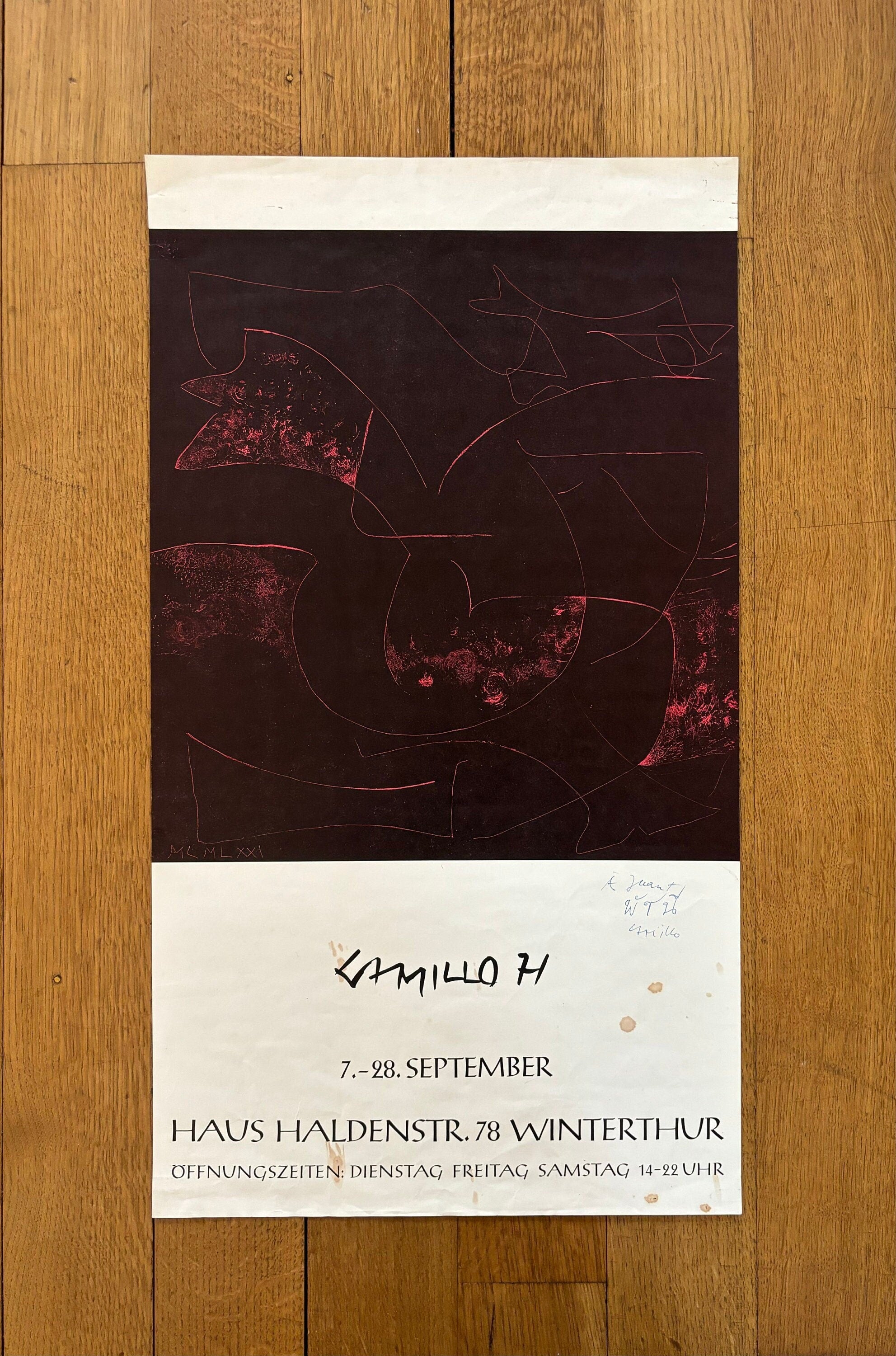 Camillo H original art poster - 13.2"×23.6" (33.5×60cm)