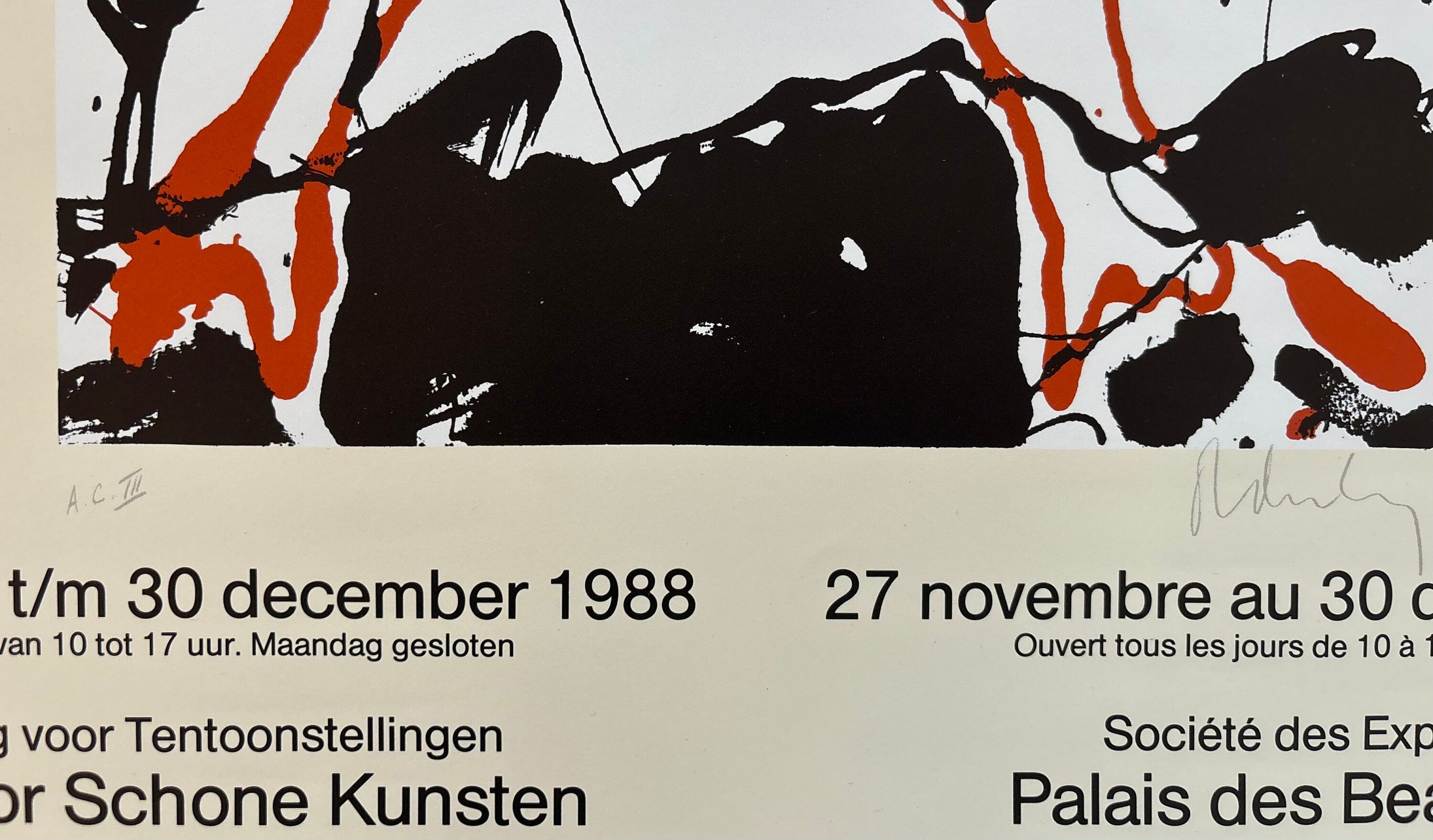 Claes Oldenburg Original-Kunstposter – 45 × 60 cm