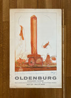 Claes Oldenburg Original-Kunstplakat – 25.0"×38.0" (63,5×96,5 cm)