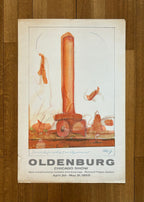Claes Oldenburg Original-Kunstplakat – 25.0"×38.0" (63,5×96,5 cm)