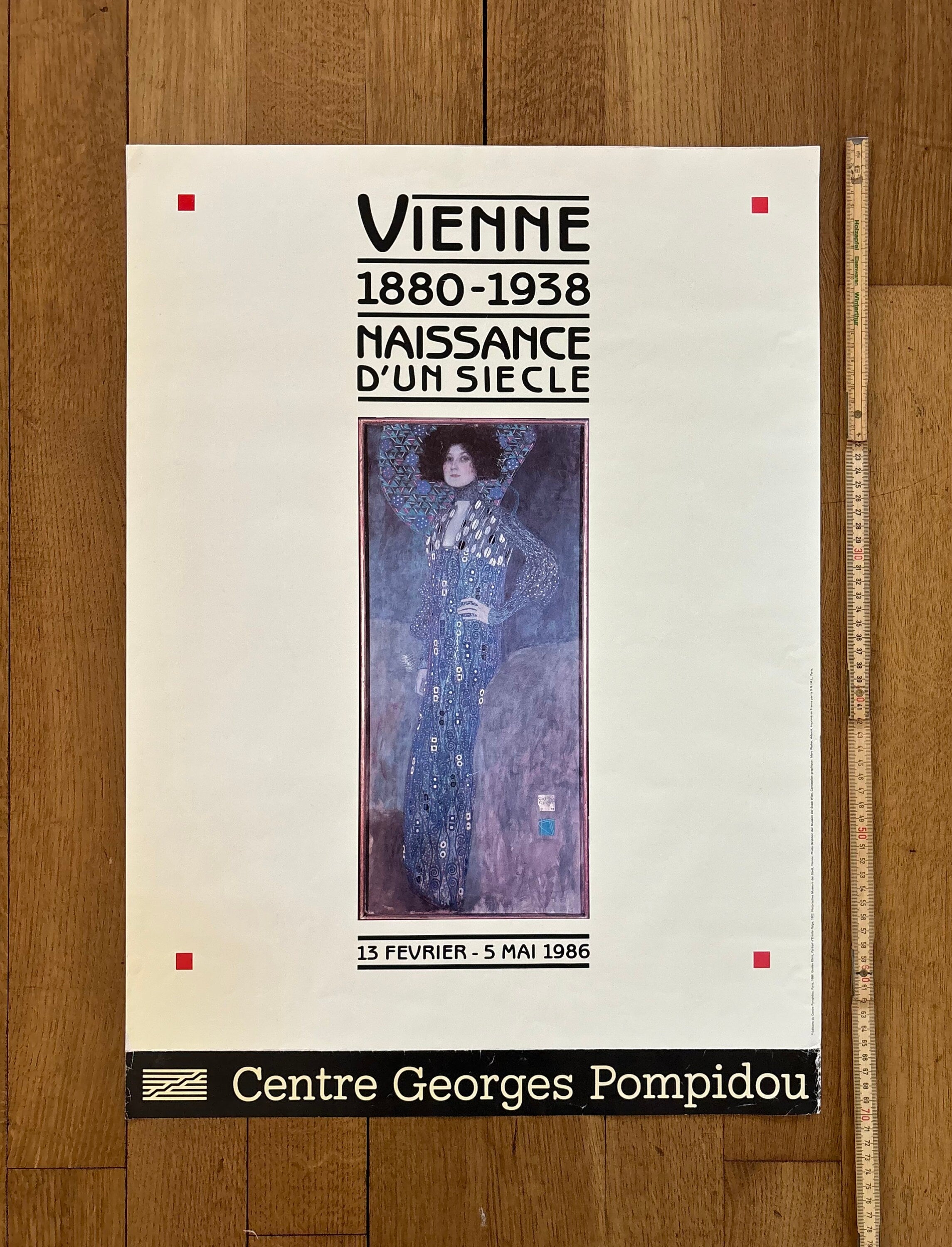 Gustav Klimt Kunstausstellung Plakat – 50×70cm
