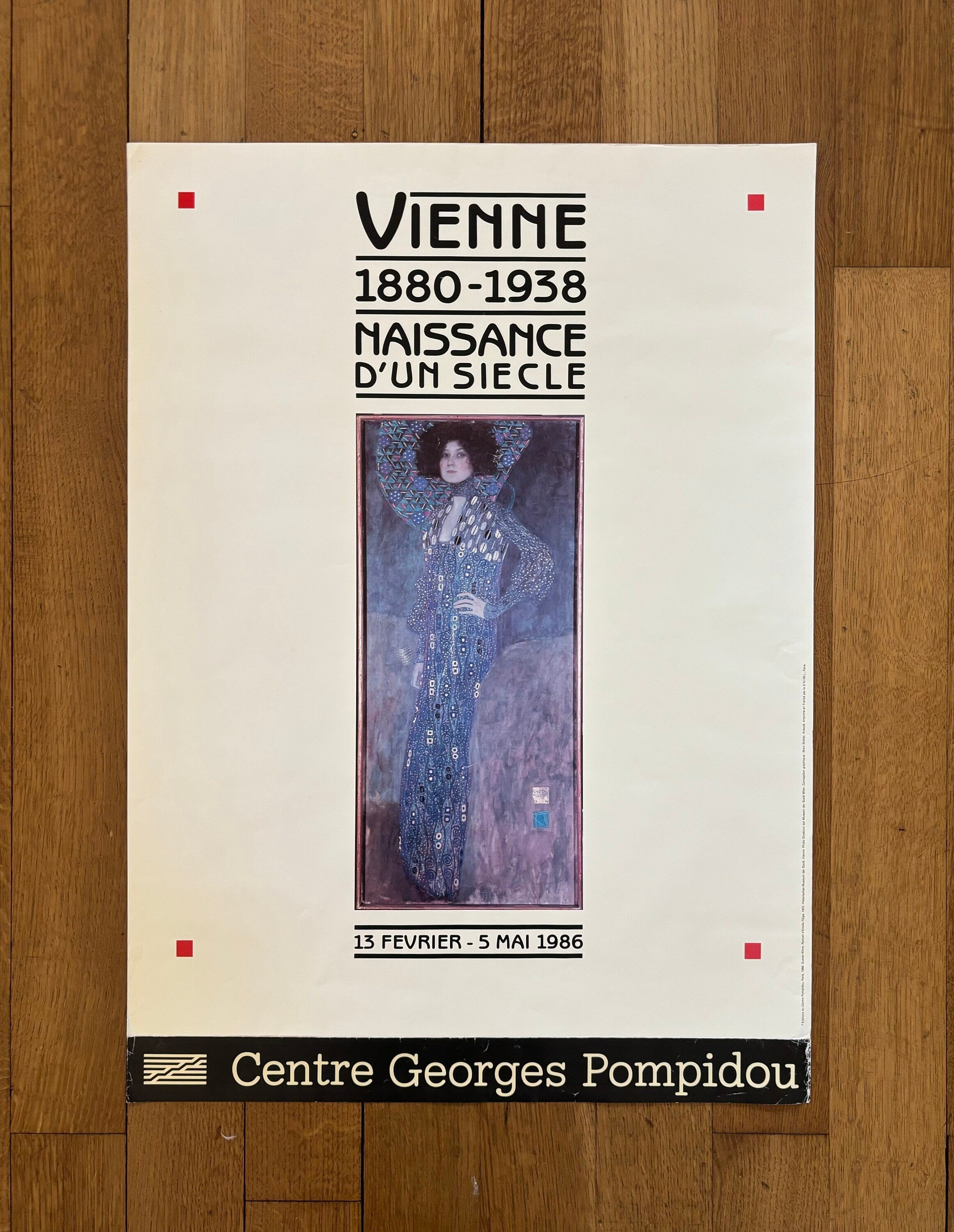 Gustav Klimt Kunstausstellung Plakat – 50×70cm