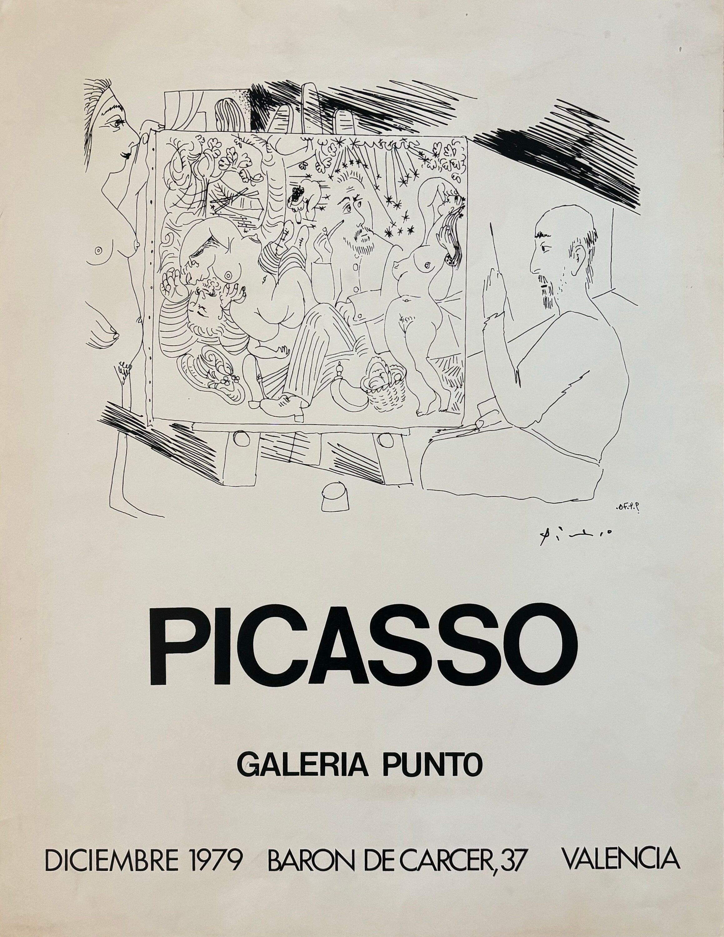 Picasso Kunstausstellung Poster – 50×65cm