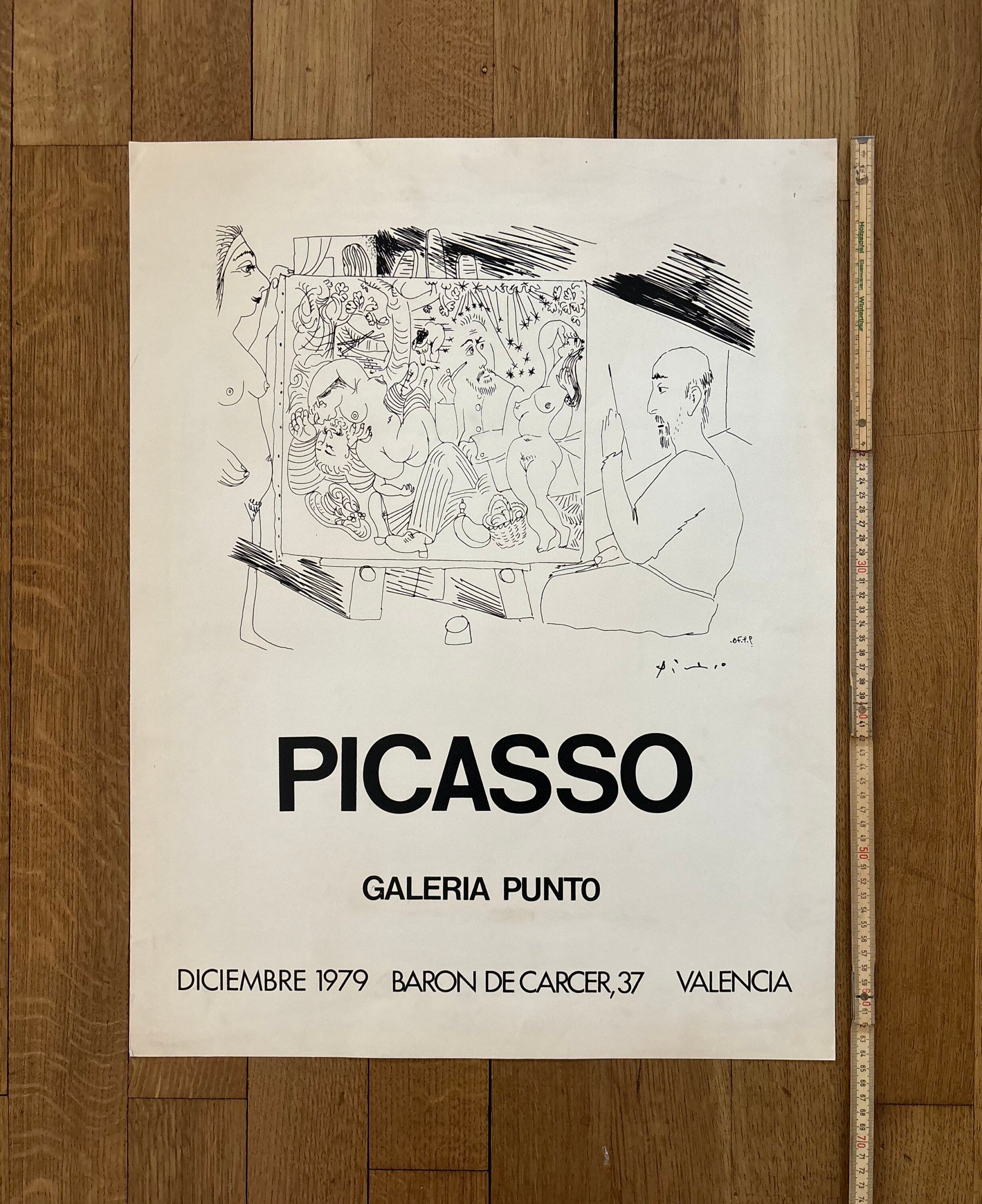 Picasso Kunstausstellung Poster – 50×65cm