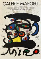 Miró Original-Kunstausstellungsplakat – 56,5×80 cm (22,2"×31,5")