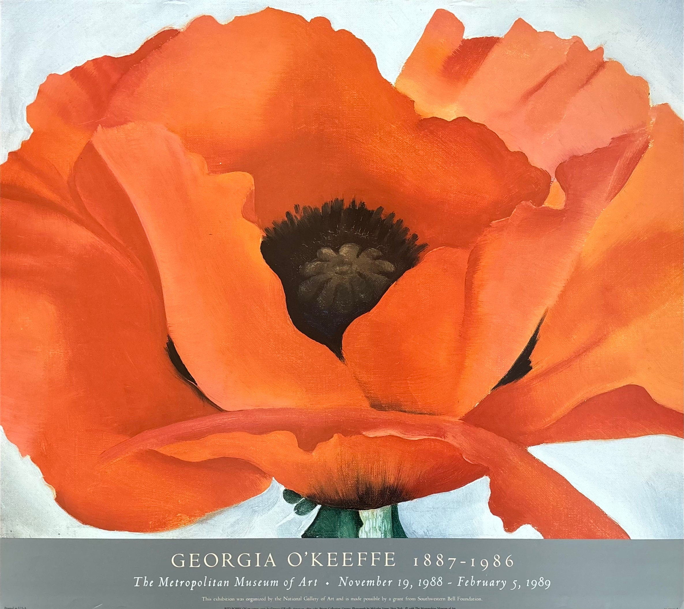 Georgia O'Keeffe Original Kunstplakat - 71×63,5 cm