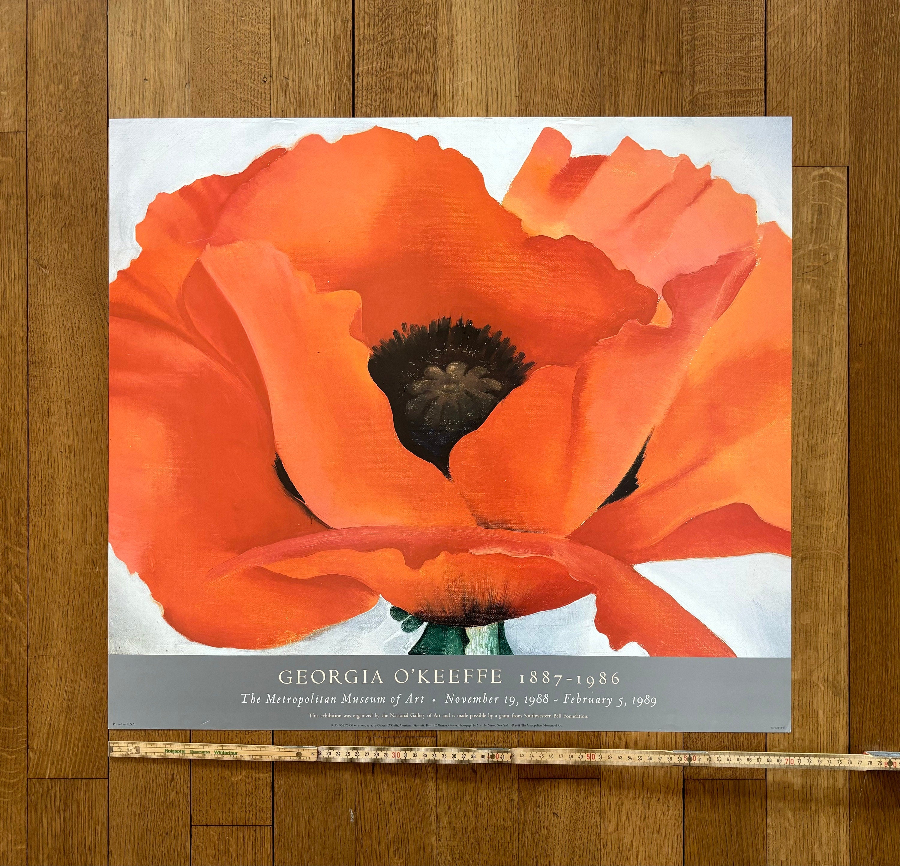 Georgia O'Keeffe Original Kunstplakat - 71×63,5 cm