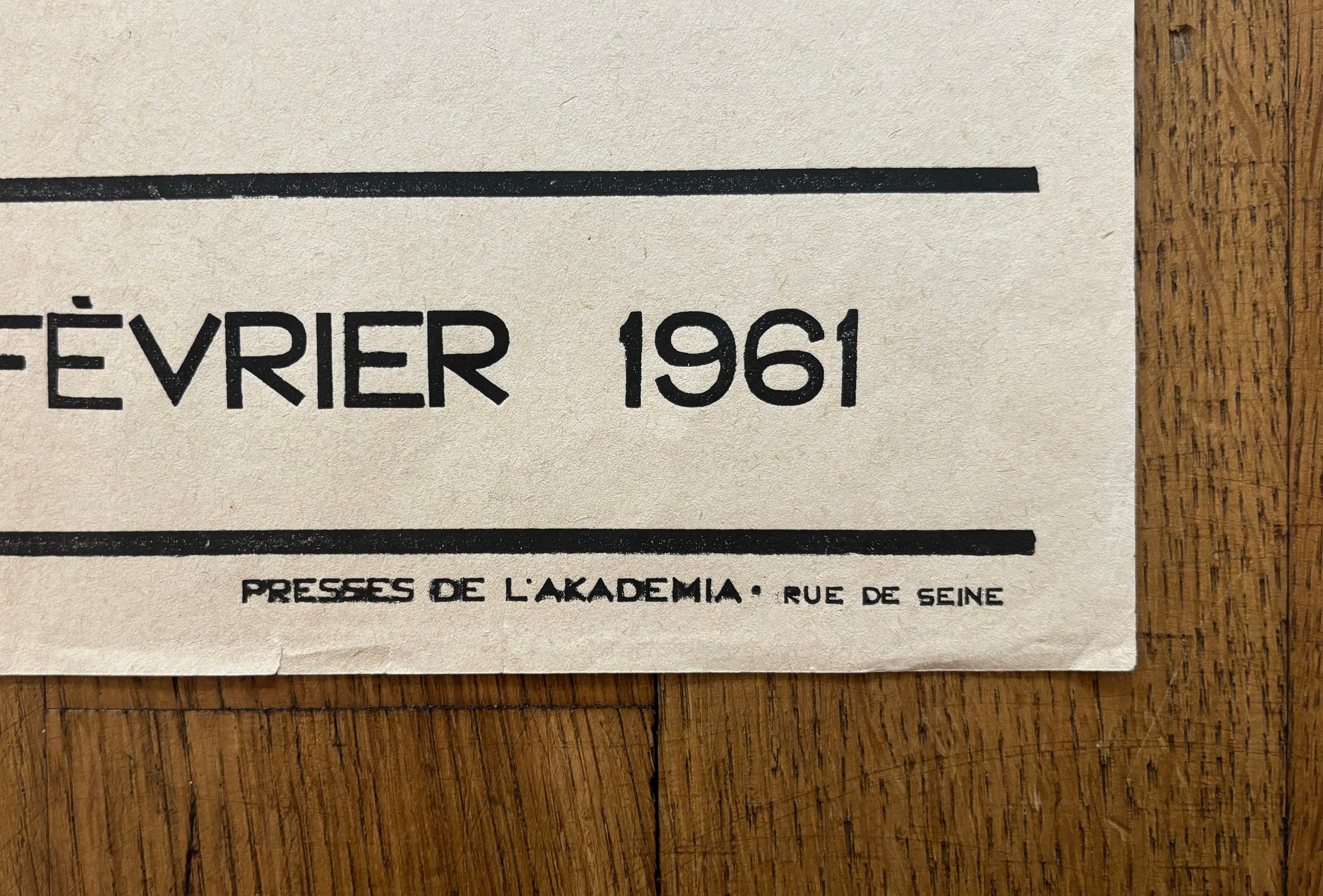 Lapeyrière original art poster - 12.6"×19.9" (32×50.5cm)