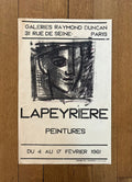 Lapeyrière original art poster - 12.6"×19.9" (32×50.5cm)