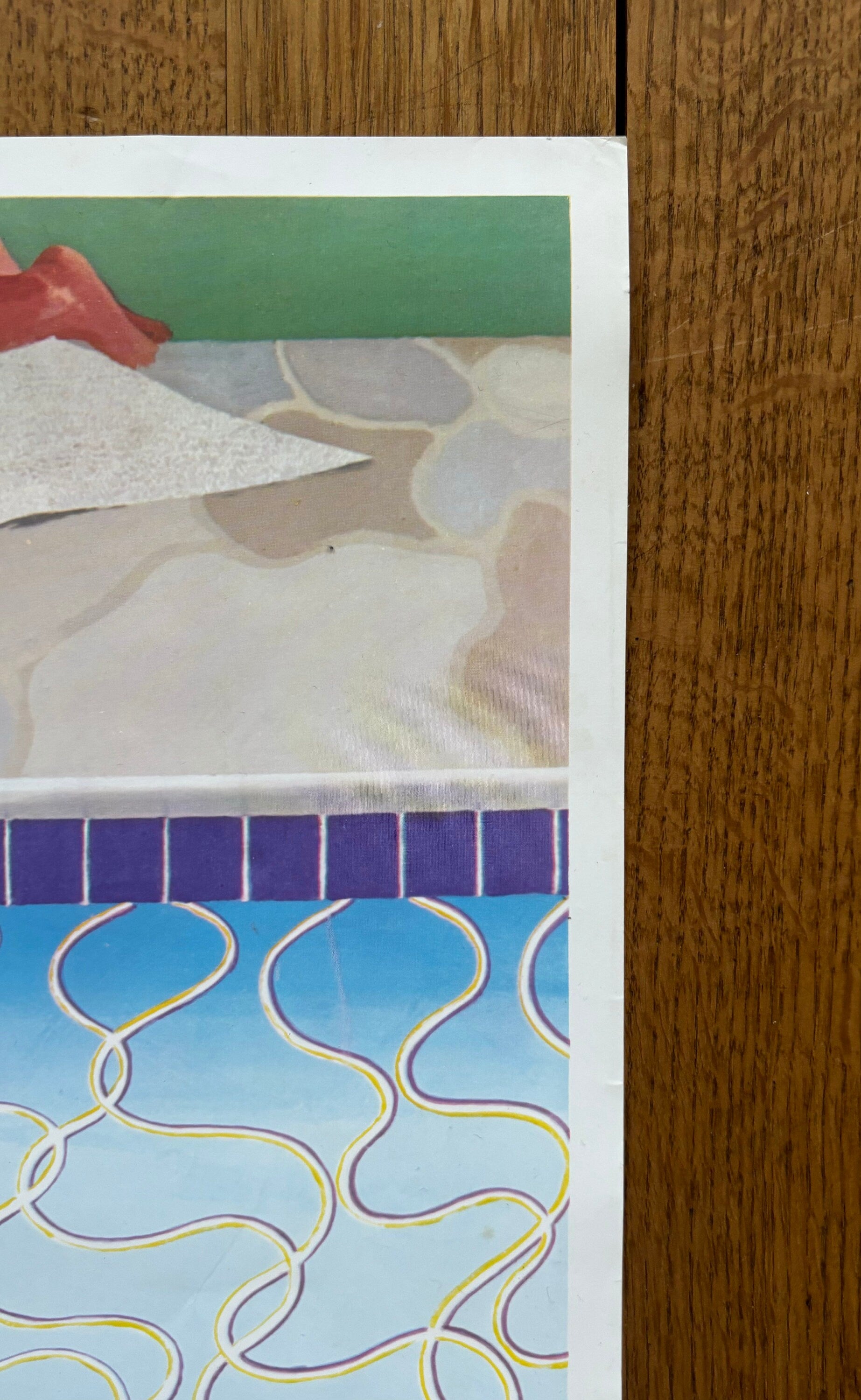 David Hockney original art poster - 20.1"×26.0" (51×66cm)