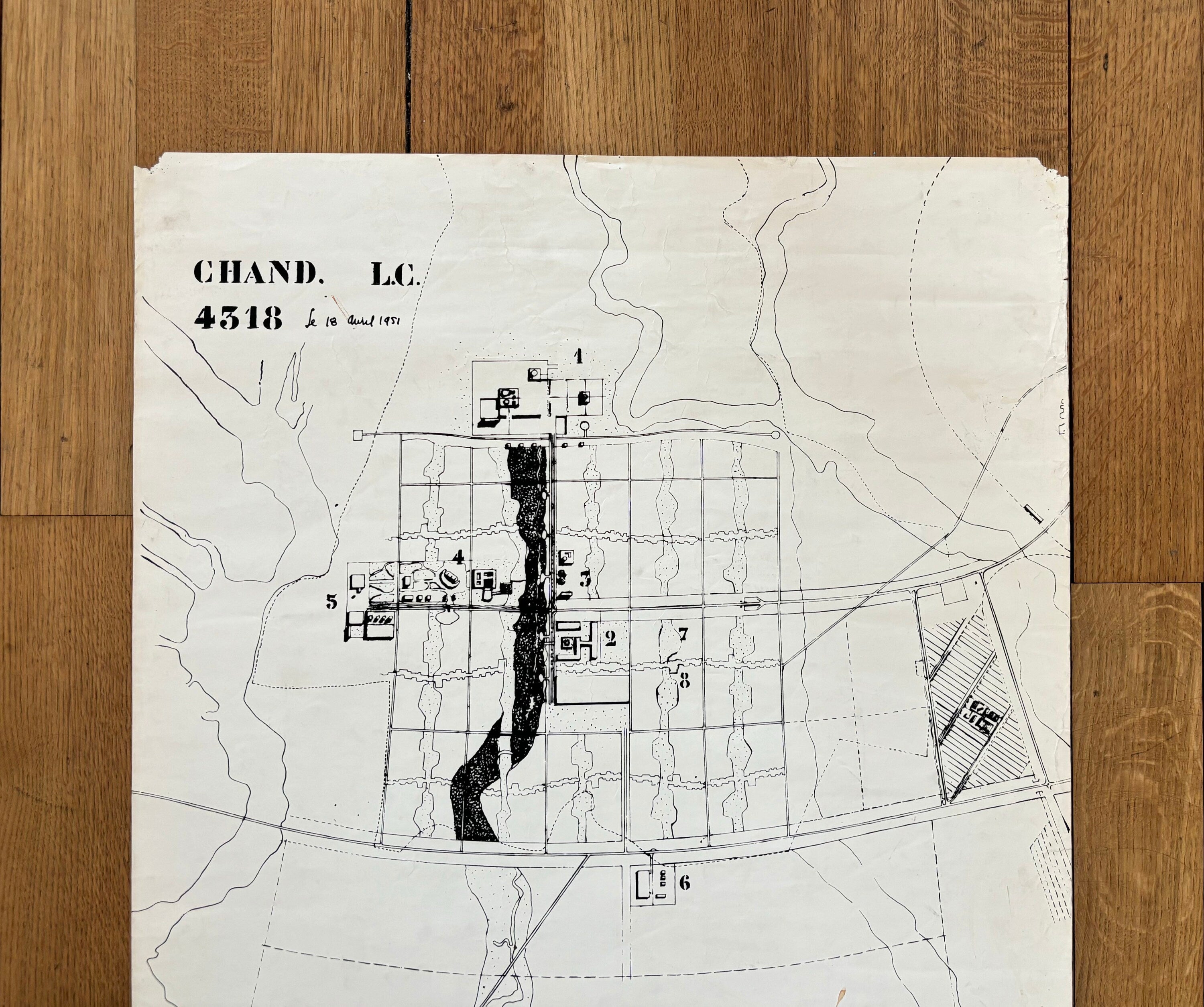 Le Corbusier Original Kunstplakat - 60×83,5cm