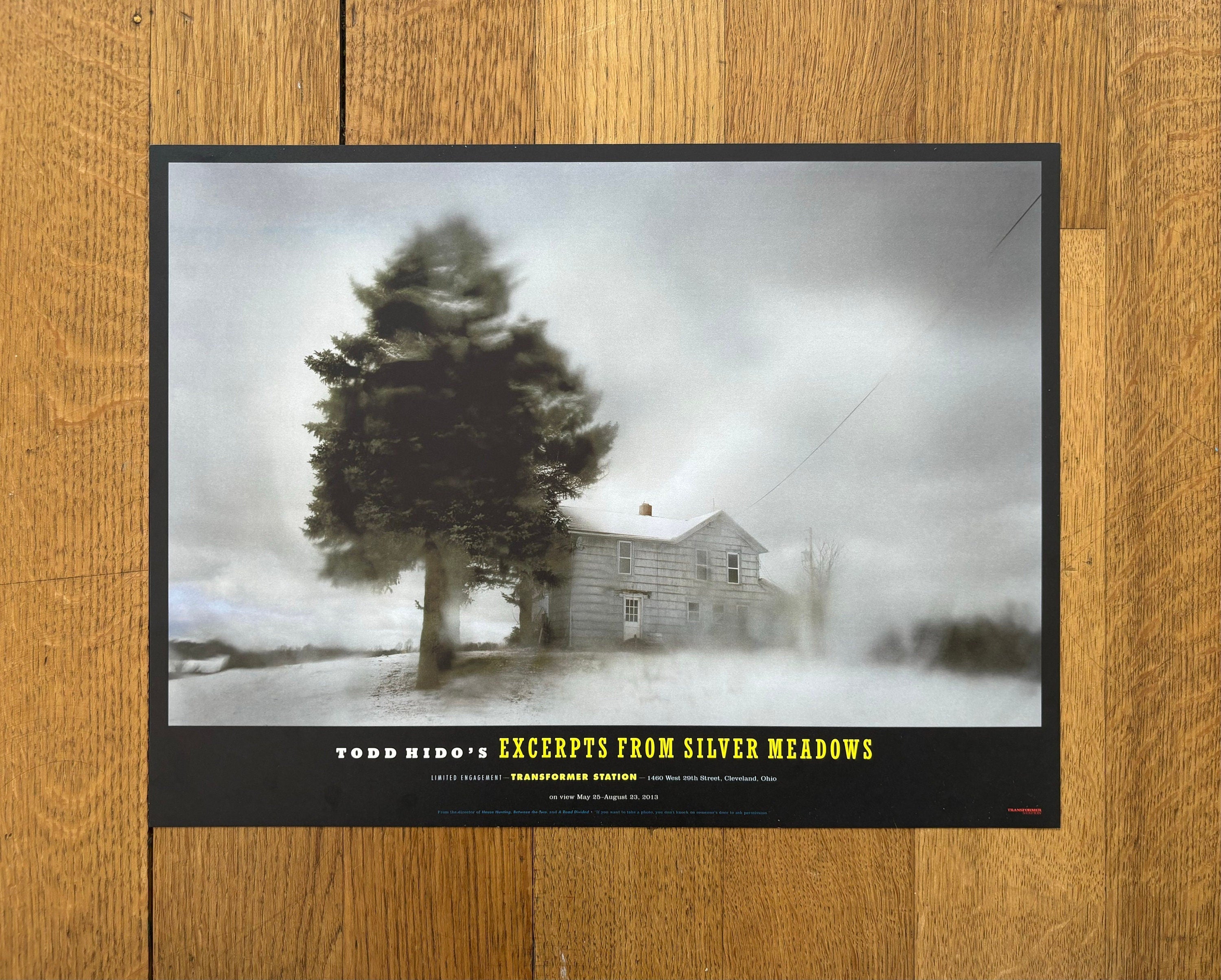 Todd Hido original photography poster - 15.9"×12.0" (40.5×30.5cm)