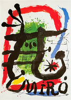 Original-Ausstellungsplakat von Miró – 61 × 87 cm