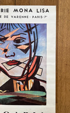 Francis Picabia original art poster used - 18.1"×28.0" (46×71cm)