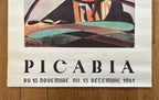 Francis Picabia original art poster used - 18.1"×28.0" (46×71cm)