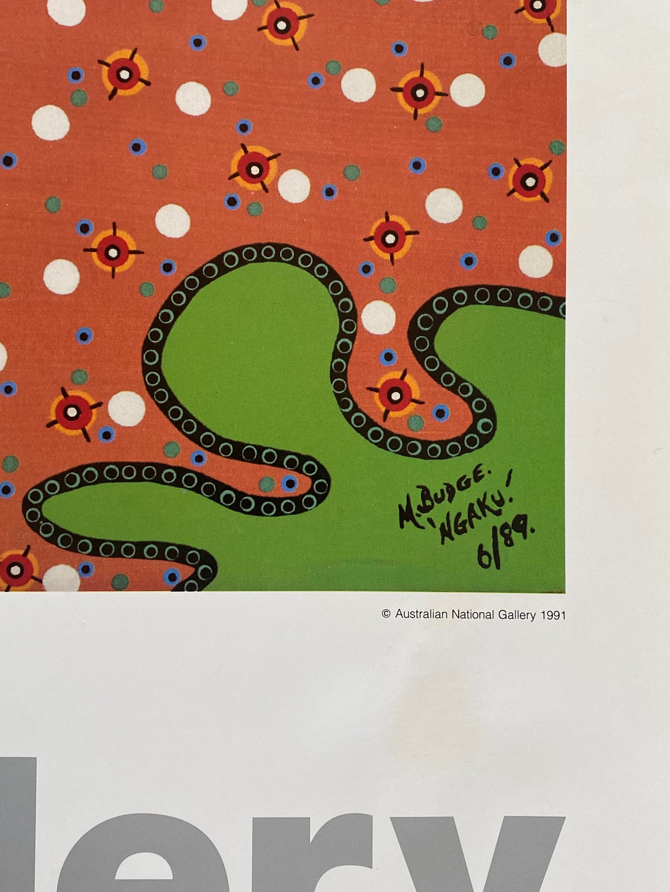 Milton Budge Originalkunstposter – 39.8"×22.8" (101×58cm)