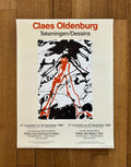 Claes Oldenburg Original-Kunstposter – 45 × 60 cm