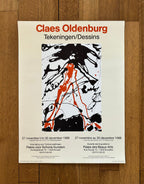 Claes Oldenburg Original-Kunstposter – 45 × 60 cm