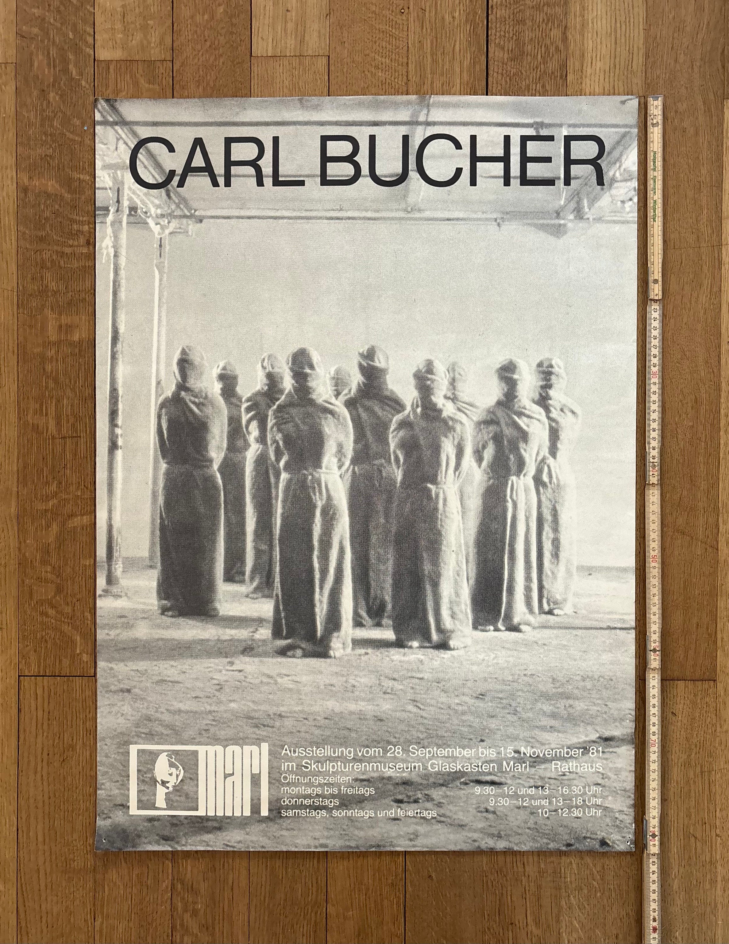 Carl Bucher original art poster - 23.2"×32.3" (59×82cm)