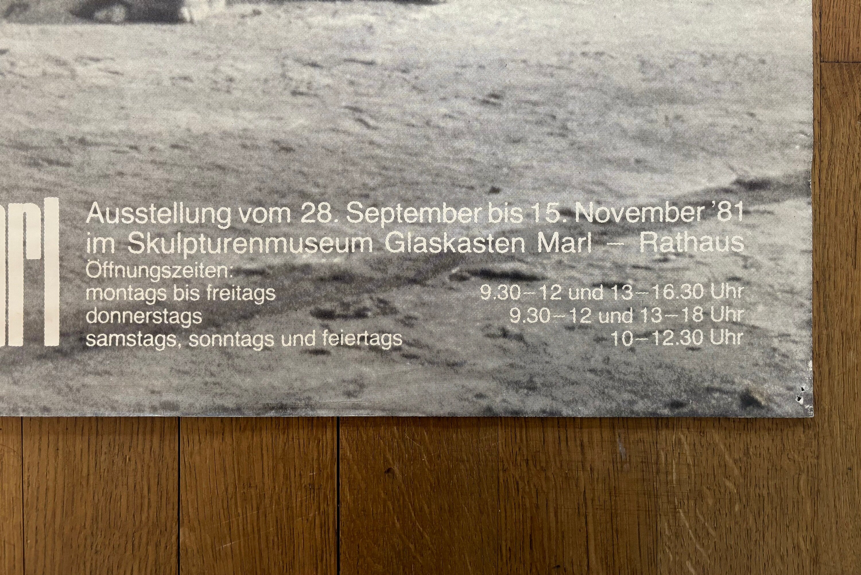 Carl Bucher original art poster - 23.2"×32.3" (59×82cm)