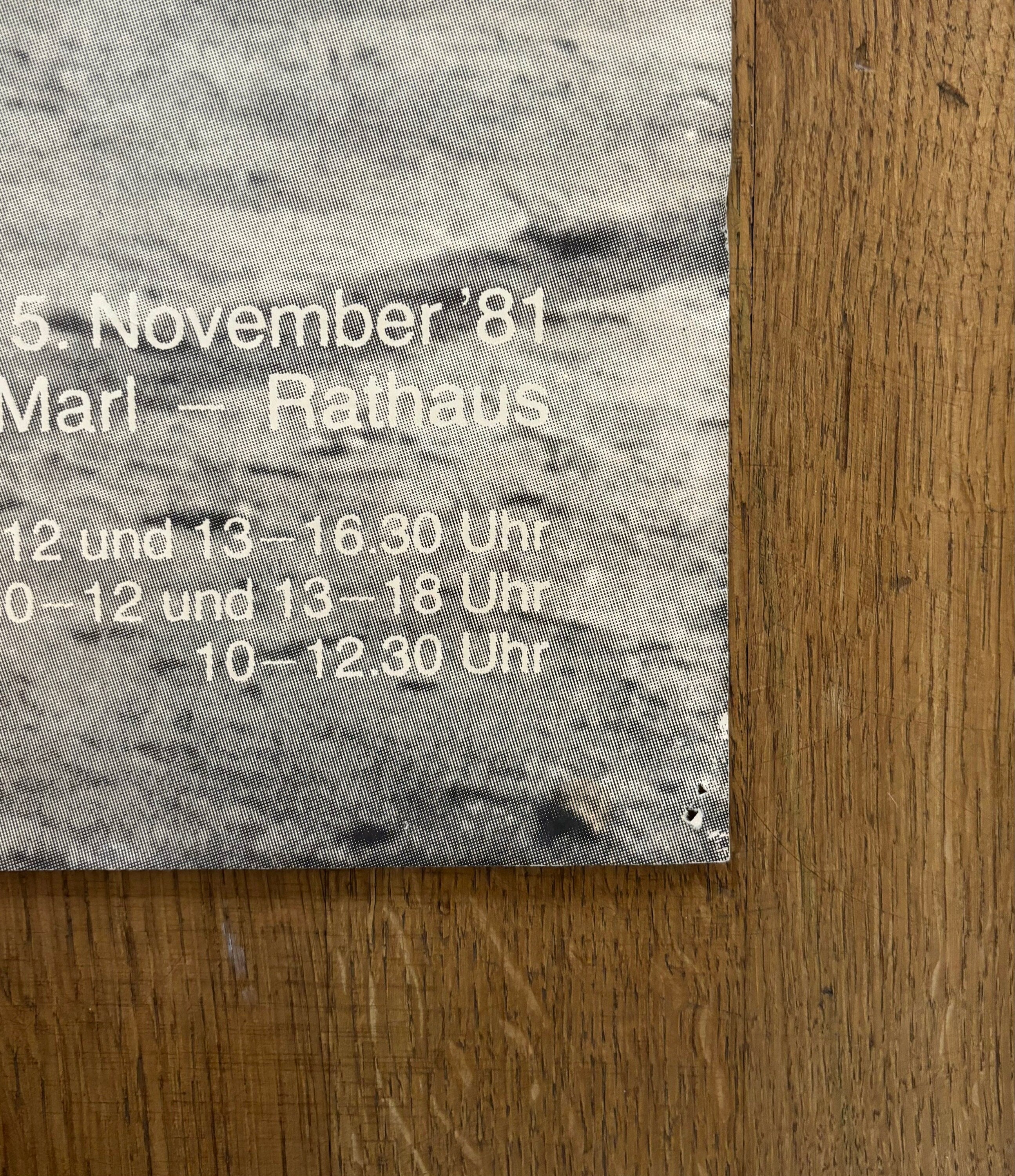 Carl Bucher original art poster - 23.2"×32.3" (59×82cm)