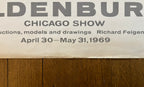 Claes Oldenburg Original-Kunstplakat – 25.0"×38.0" (63,5×96,5 cm)