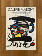 Miró Original-Kunstausstellungsplakat – 56,5×80 cm (22,2"×31,5")