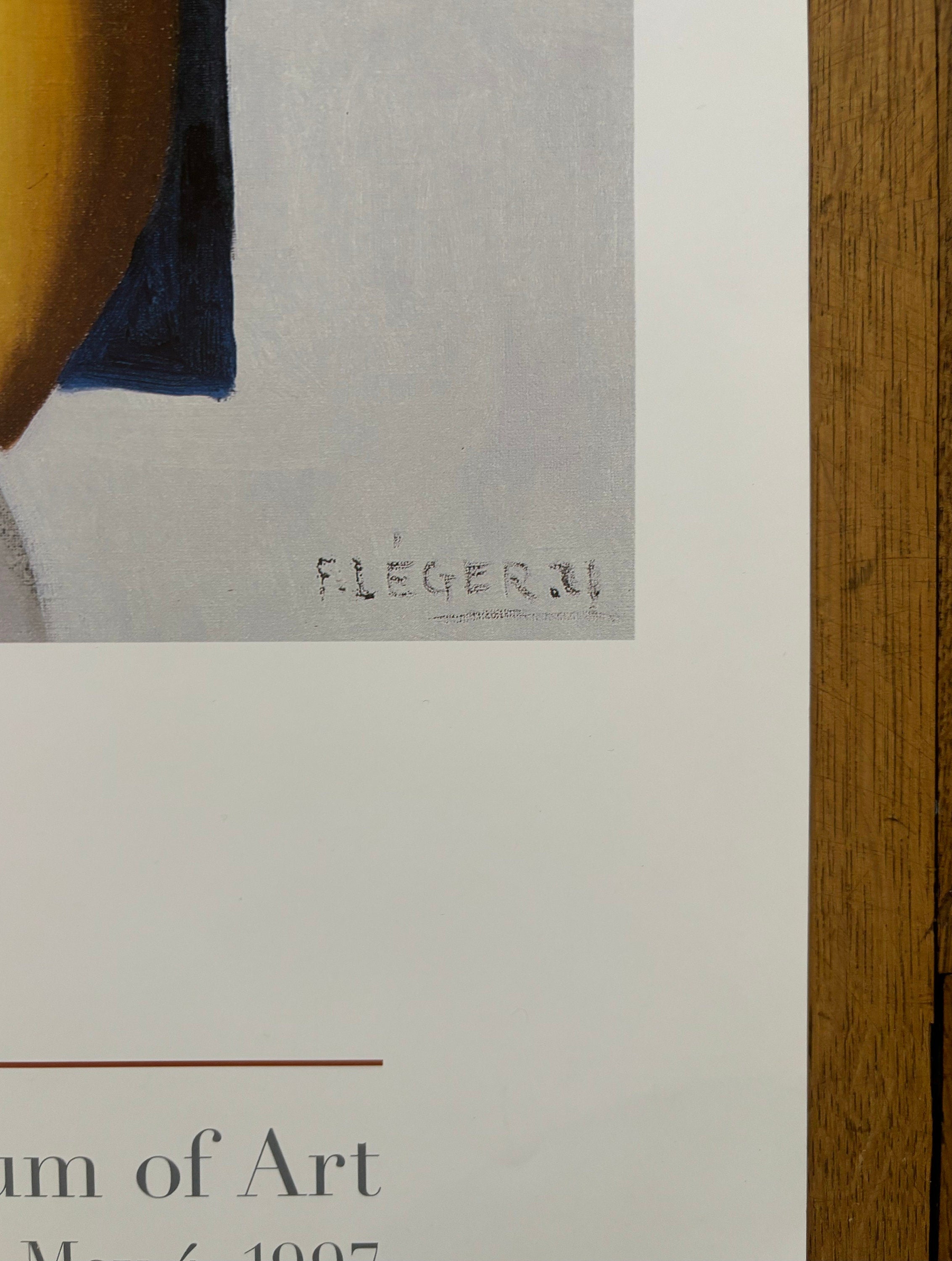 Fernand Léger original art poster - 26.0"×41.9" (66×106.5cm)