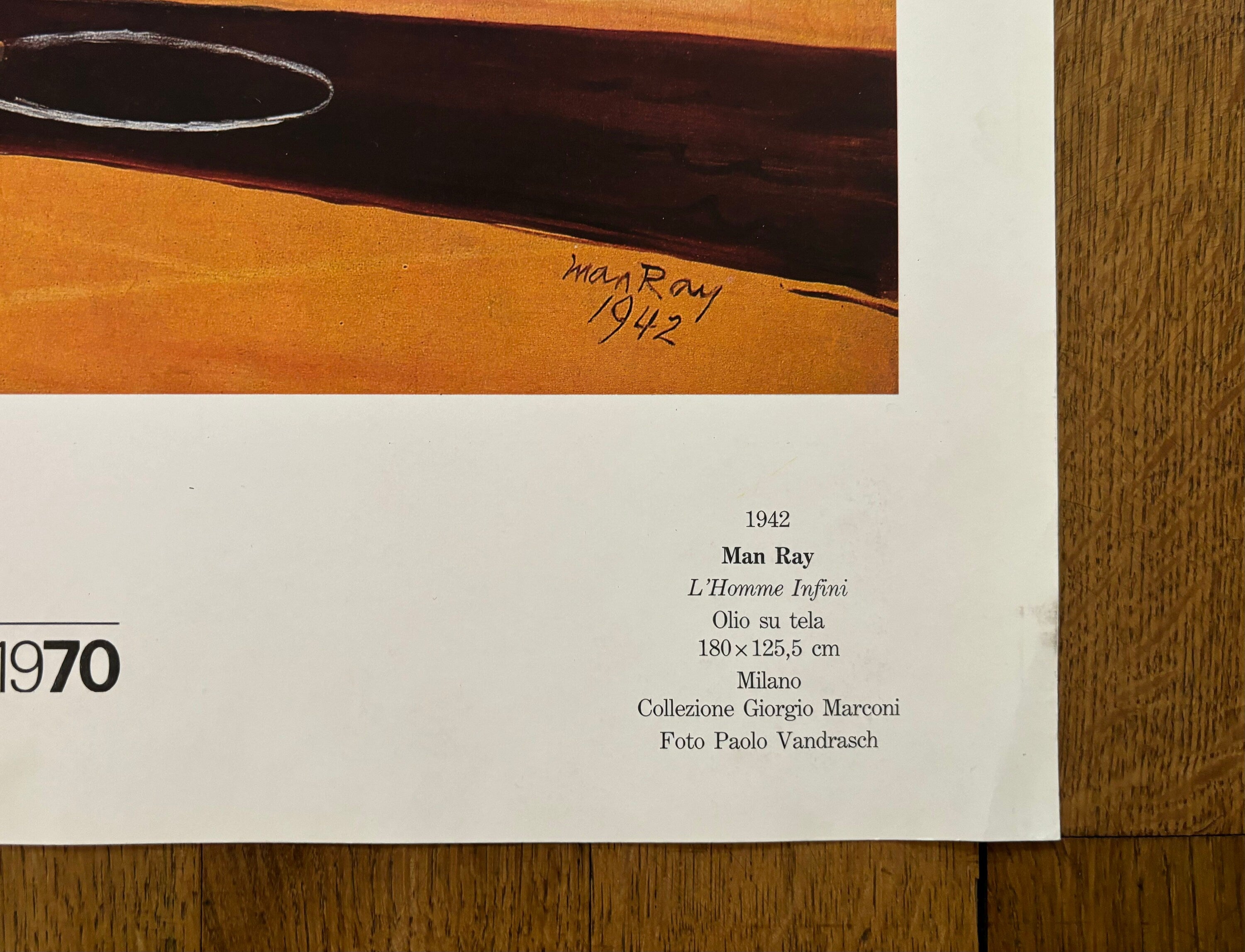 Man Ray Original-Ausstellungsplakat – 70,5 × 100 cm