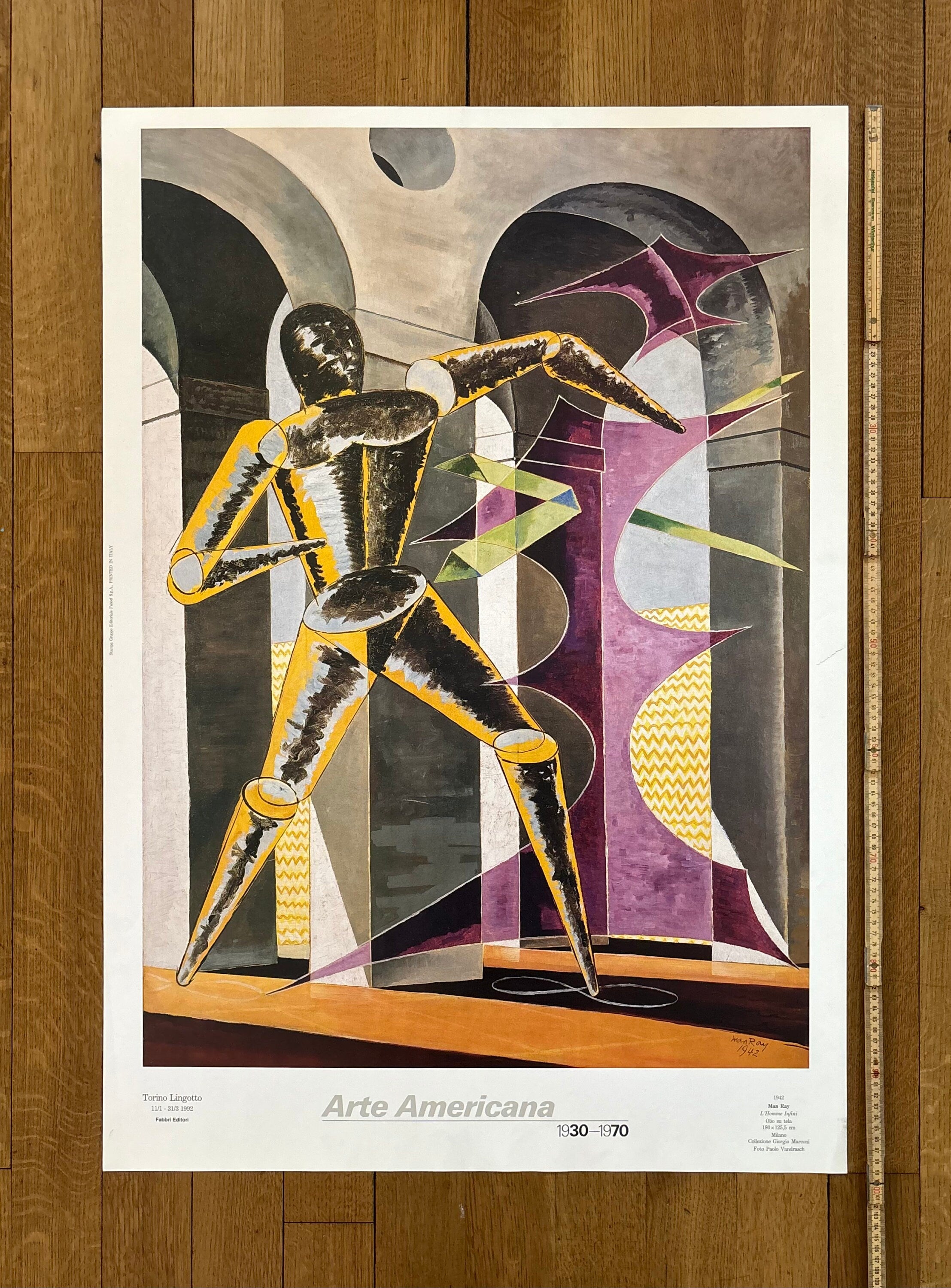 Man Ray Original-Ausstellungsplakat – 70,5 × 100 cm