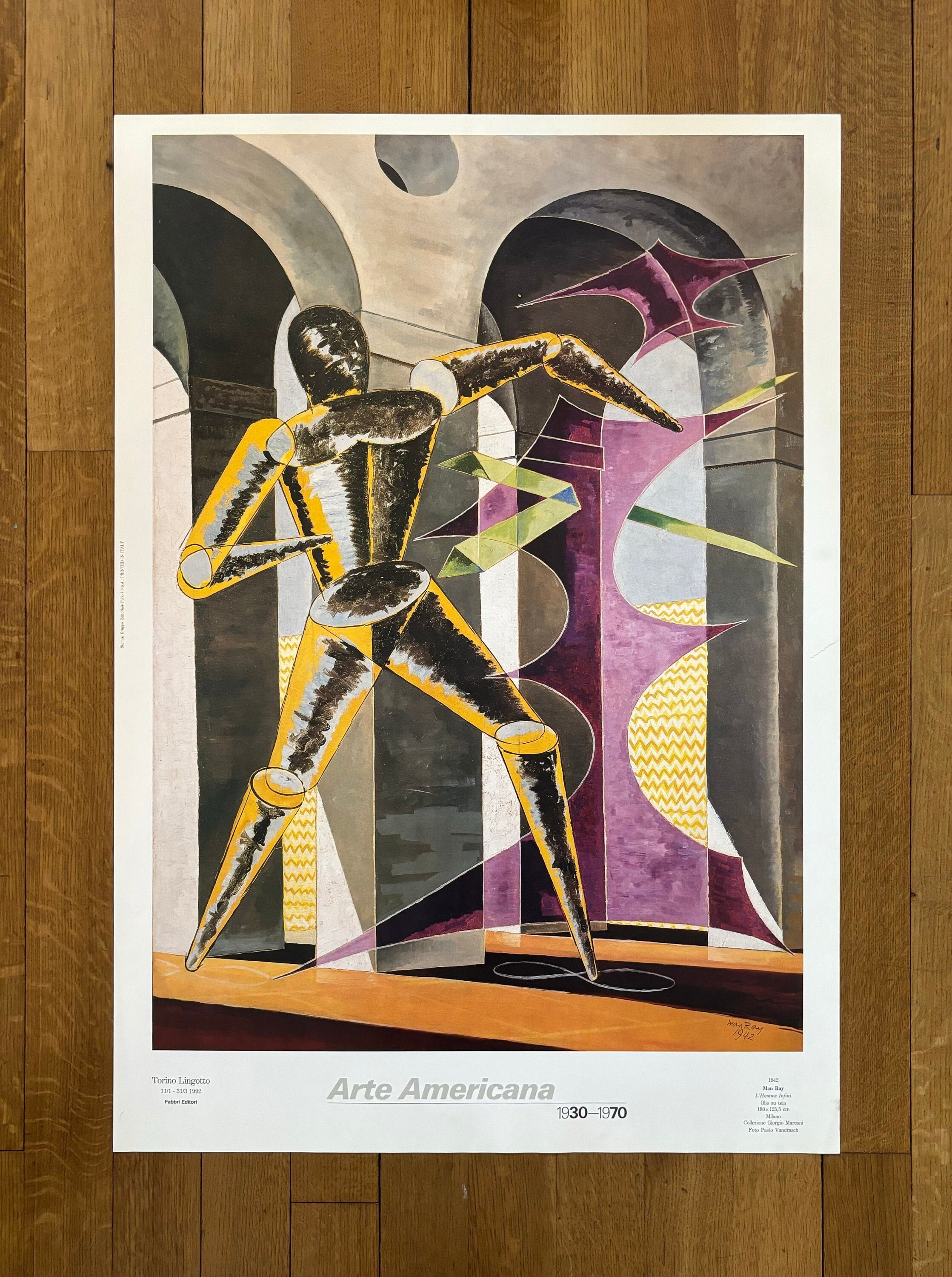 Man Ray Original-Ausstellungsplakat – 70,5 × 100 cm