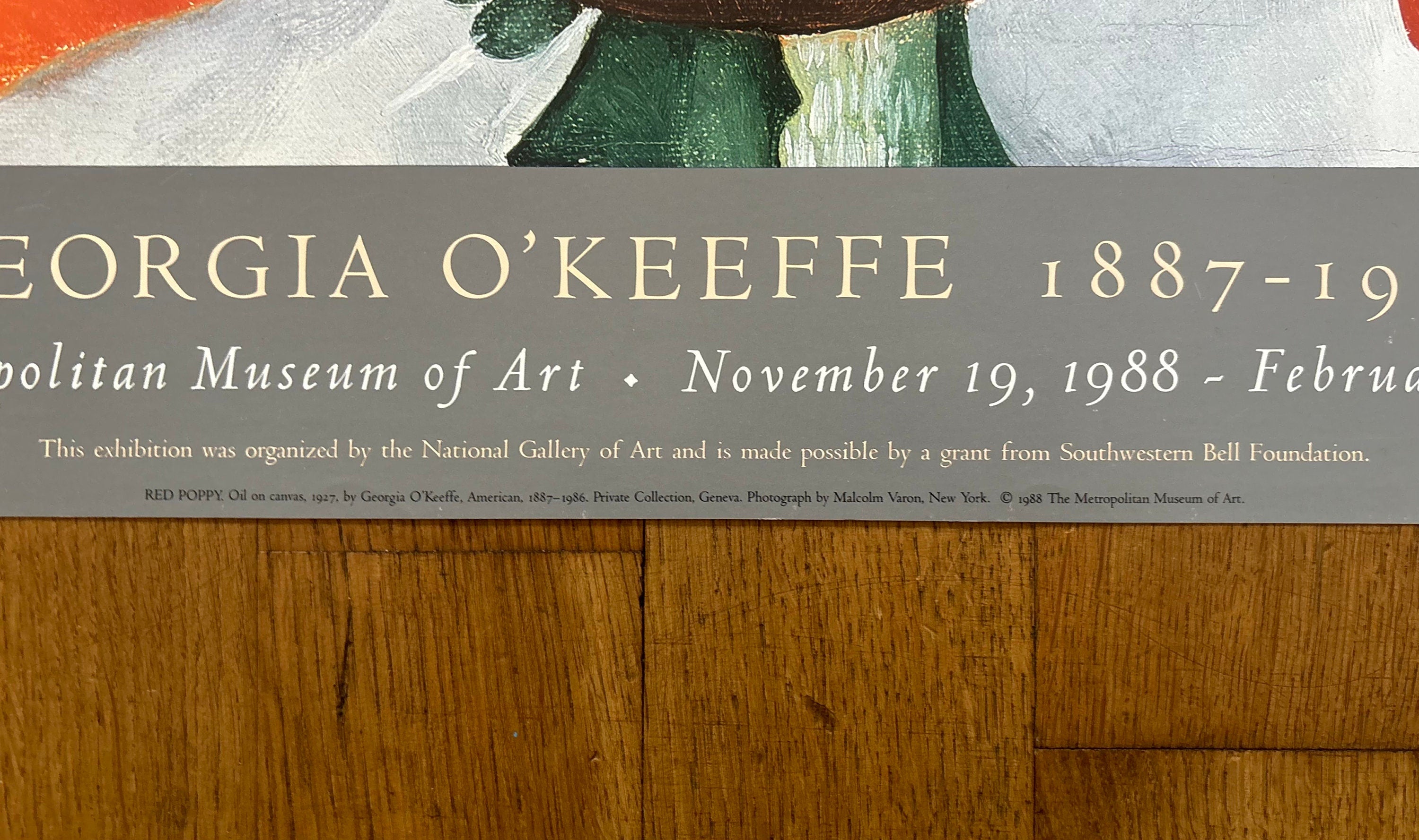 Georgia O'Keeffe Original Kunstplakat - 71×63,5 cm