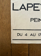 Lapeyrière original art poster - 12.6"×19.9" (32×50.5cm)
