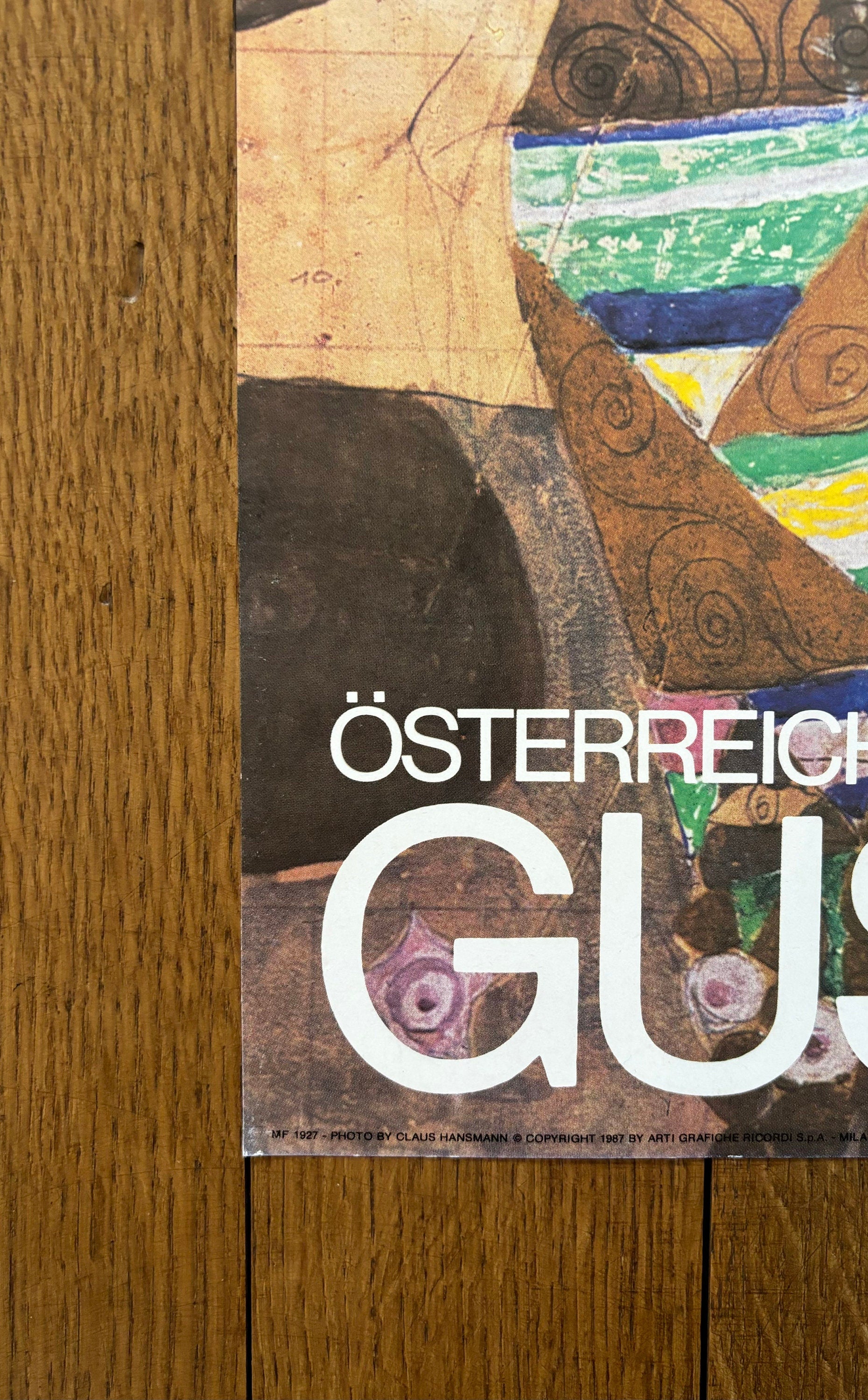Gustav Klimt Plakat zur Kunstausstellung – 50×99,5 cm