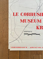 Le Corbusier Original Kunstplakat - 60×83,5cm