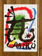 Original-Ausstellungsplakat von Miró – 61 × 87 cm