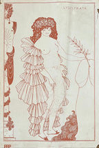 Aubrey Beardsley original art poster used - 23.2"×34.4" (59×87.5cm)