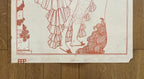 Aubrey Beardsley original art poster used - 23.2"×34.4" (59×87.5cm)
