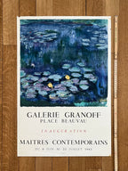 maitres contemporains original art poster used - 19.1"×28.3" (48.5×72cm)