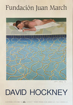 David Hockney exhibition poster - 27.6"×39.4" (70×100cm)