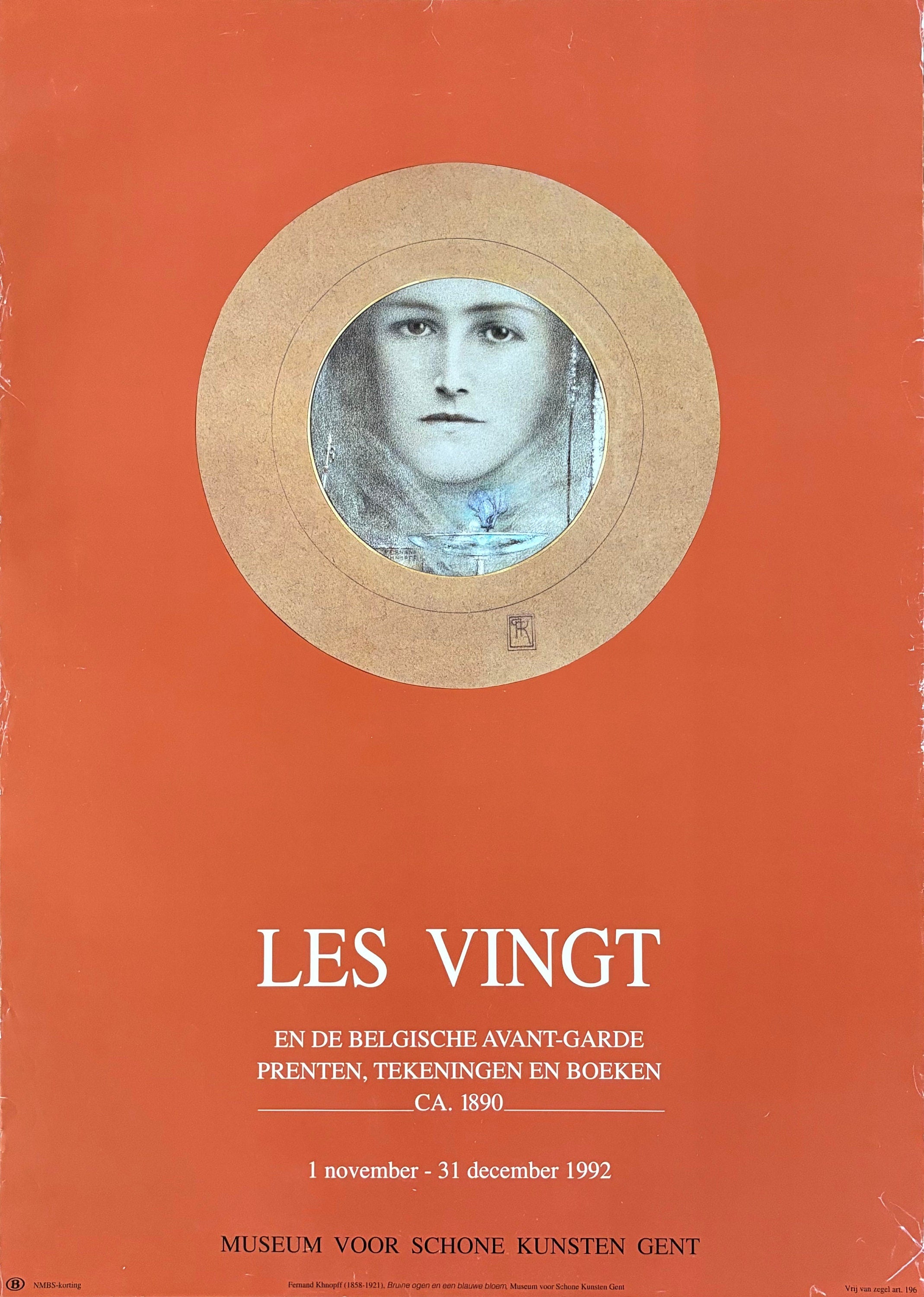 Fernand Khnopff originales Kunstplakat gebraucht – 50×70 cm