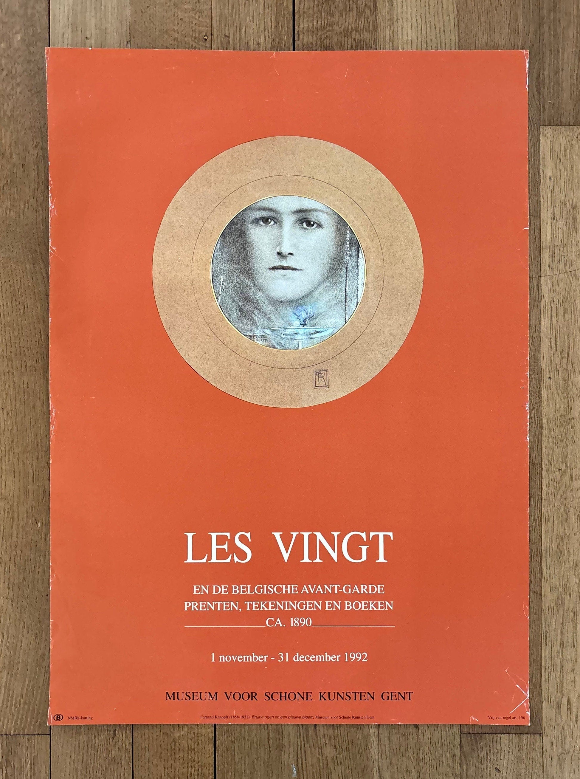 Fernand Khnopff originales Kunstplakat gebraucht – 50×70 cm