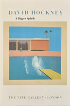 David Hockney original exhibition poster - 20.1"×29.9" (51×76cm)