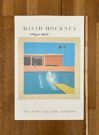 David Hockney original exhibition poster - 20.1"×29.9" (51×76cm)